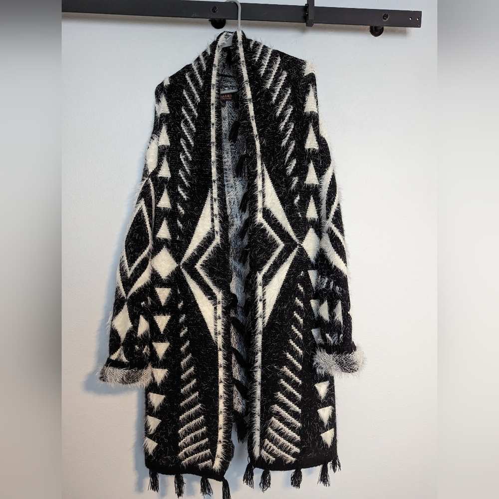 Long Tribal Cardigan Duster